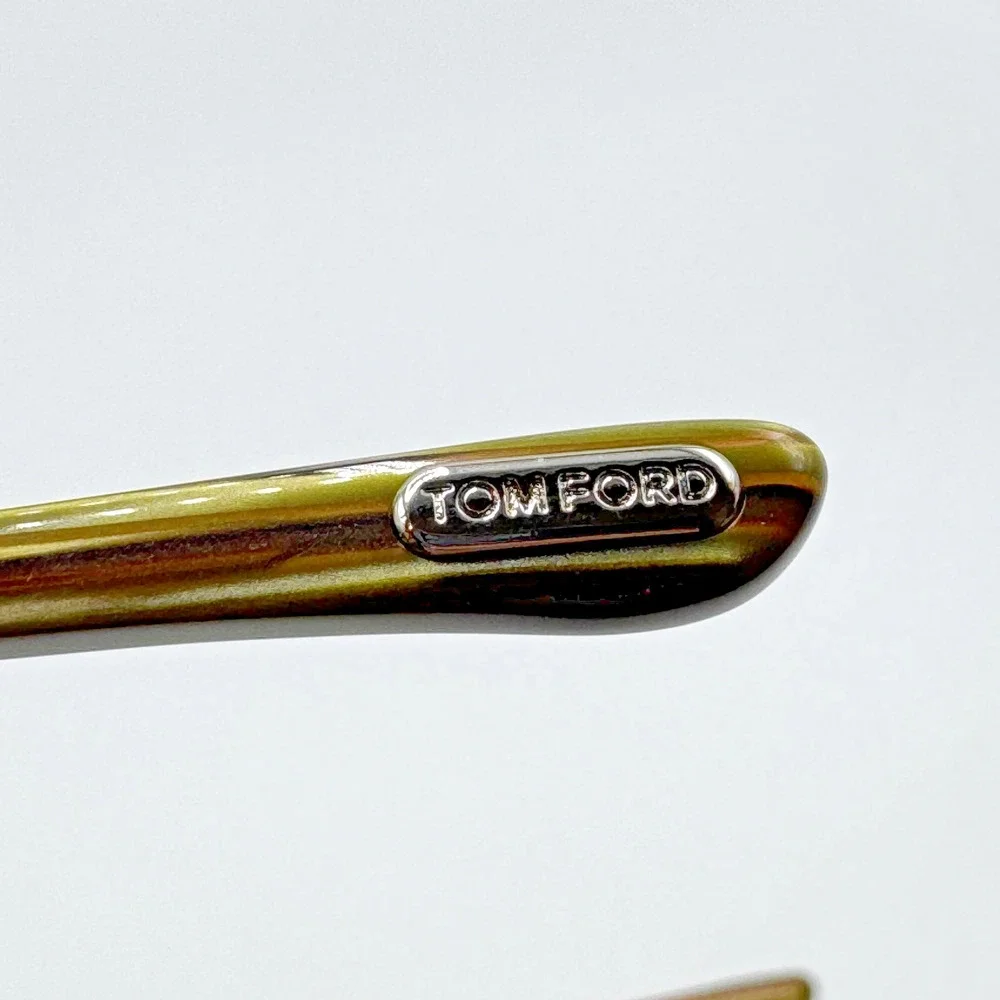 Tom Ford Eyeglasses Frame TF5024 255 Gold Square Metal New Authentic 52-16-130